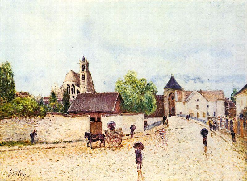 Alfred Sisley Moret am Loing im Regen china oil painting image